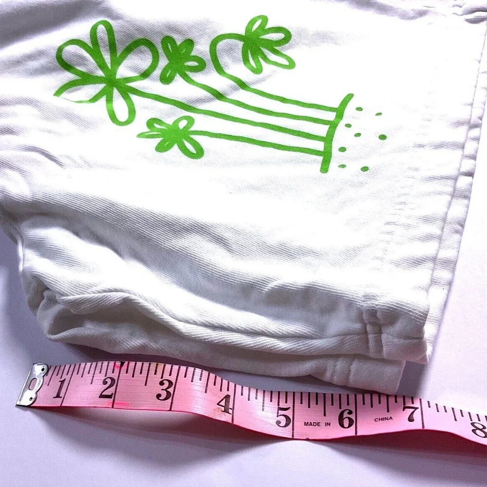Off The Grid Records John Summit What A Life White Sweat Shorts Mens Medium
